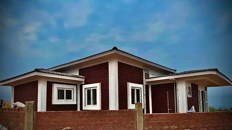 Villa in Guhagar — sea-facing exterior of the 2 BHK luxury villa