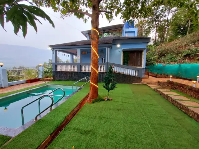 Karjat villa — gated 2 BHK private pool villa in Jambrung