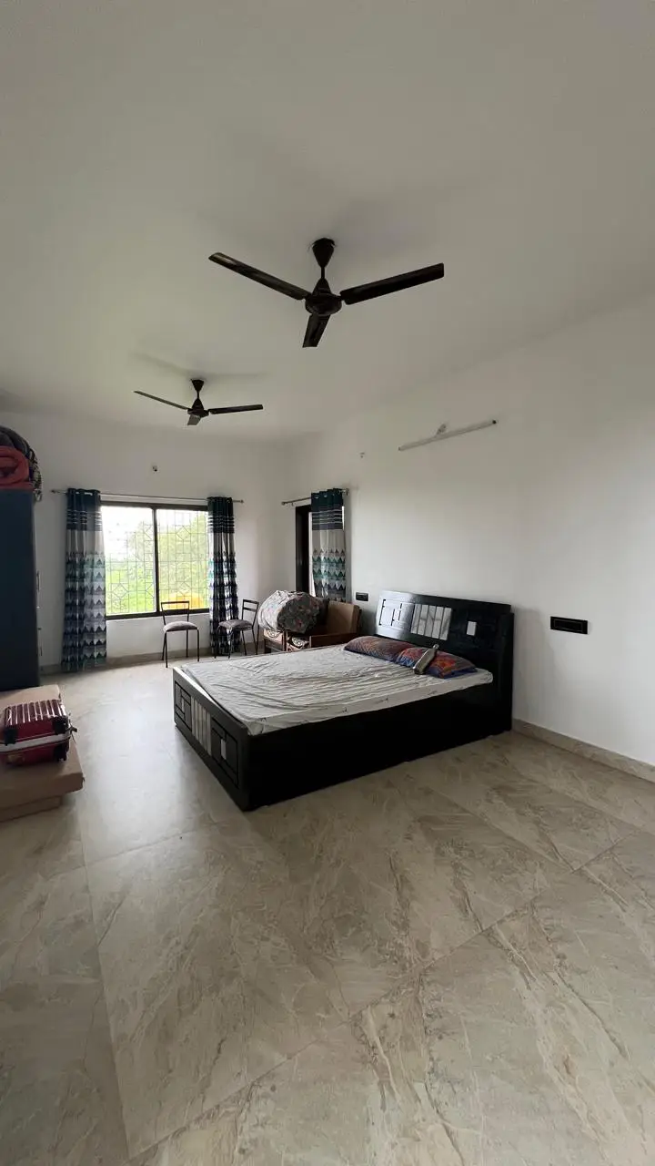 Living room interior of the ready 3 BHK pool villa in Dapoli