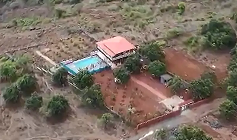Ready 800 sq ft farmhouse exterior in Pen with valley view